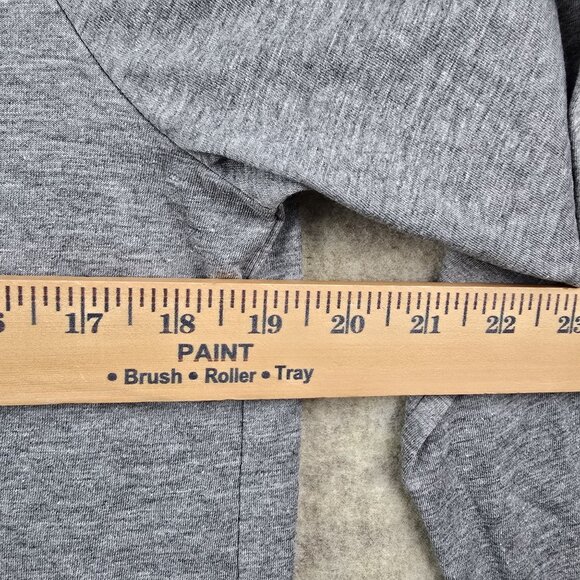 Time And Tru Womens Long Sleeve Gray Core Tee Pima Cotton Blend Size Large - Picture 6 of 6